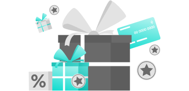 プレゼントの箱とお金